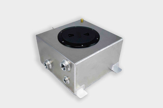 M113K AMG Trunk Ice Tank stainless steel with black lid and coolant ports - 3.5 Liter