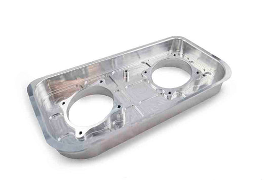 Billet aluminum throttle body adapter plate for Mercedes M156 converting 74mm to 82mm throttle bodies