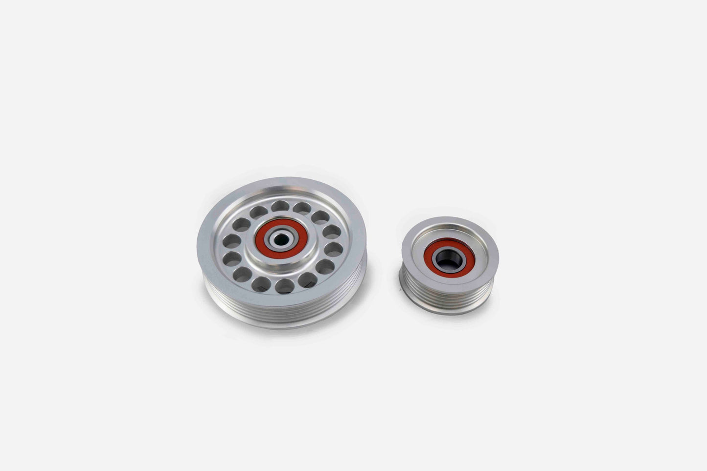 2 Piece Billet Aluminum Pulley Set for Mercedes E63 CLS63 M157 AMG