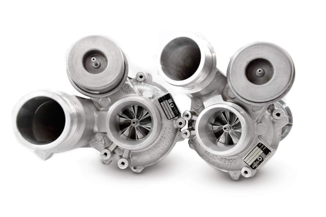 Stage 1 turbo upgrade for Mercedes-AMG GT R190 M178 4.0L BiTurbo using OEM BorgWarner-based housings