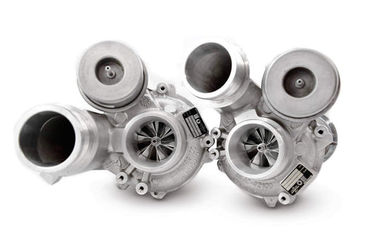 Stage 1 turbo upgrade for Mercedes-AMG GT R190 M178 4.0L BiTurbo using OEM BorgWarner-based housings