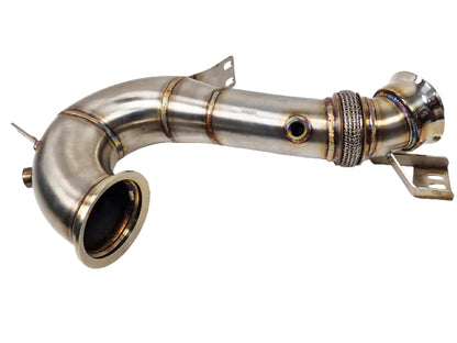 High-flow stainless steel M256 downpipe for Mercedes-AMG GT53, GLE53, CLS53