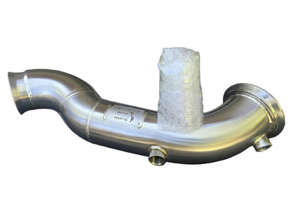 2015–2023 Mercedes C300 M274 2.0L catless downpipe – high-flow stainless performance exhaust upgrade