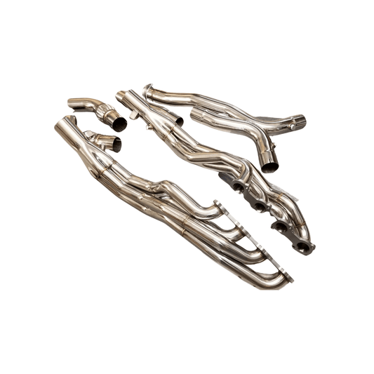 Long tube headers for Mercedes E500 and CLS500 AMG M113 engine – TIG welded stainless steel performance exhaust upgrade