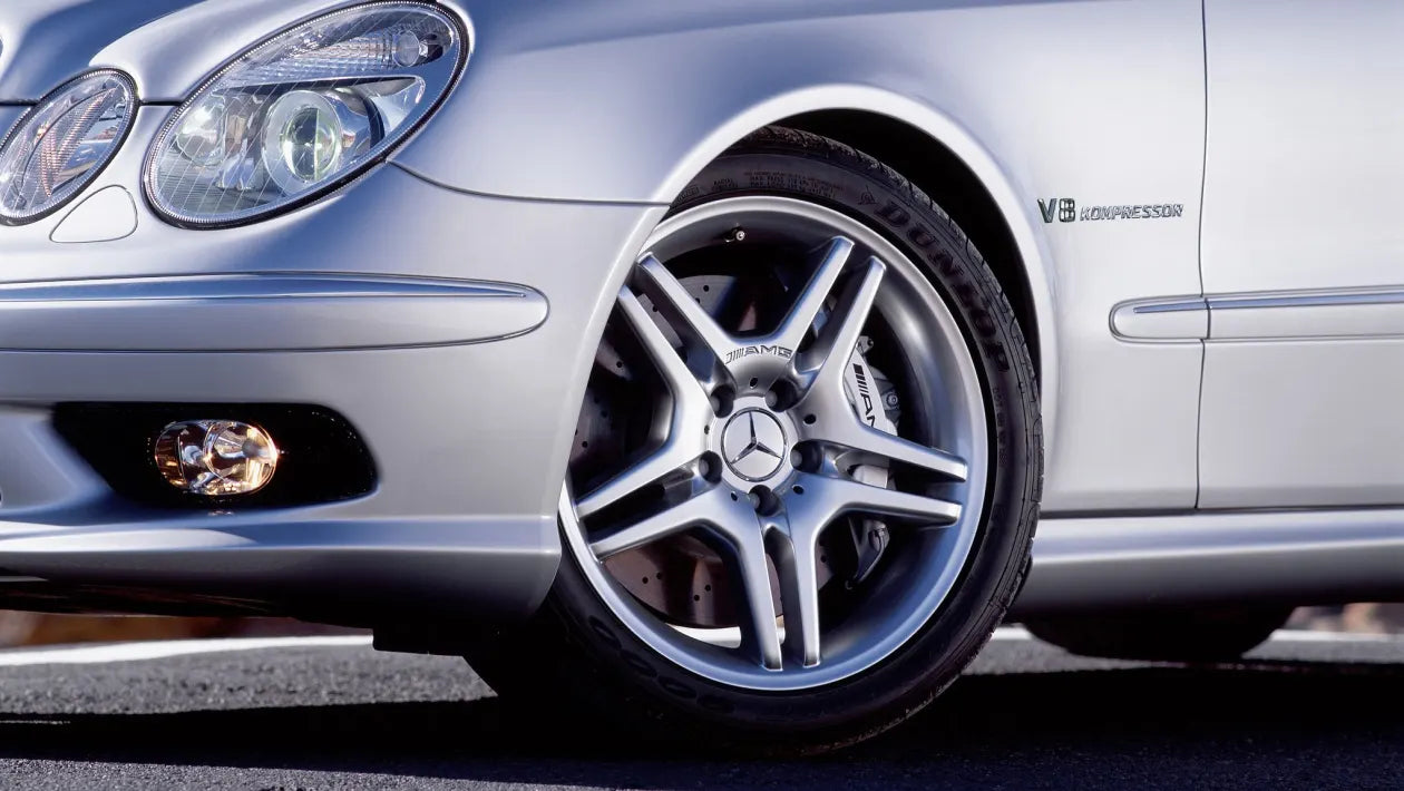 Mercedes-AMG E55 W211 with M113K supercharged V8, eligible for custom ECU tuning