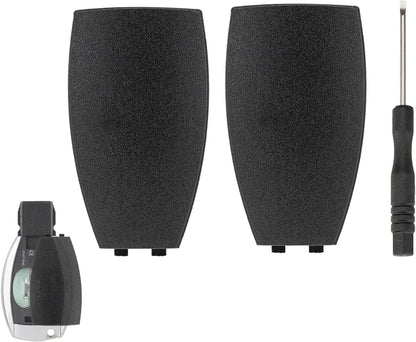 2PCS Mercedes-Benz key fob battery back cover kit with screwdriver