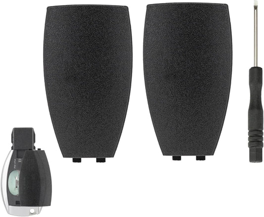 2PCS Mercedes-Benz key fob battery back cover kit with screwdriver