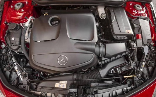 Mercedes M270 2.0L turbo engine platform used for ECU tuning in CLA250 and GLA250 models