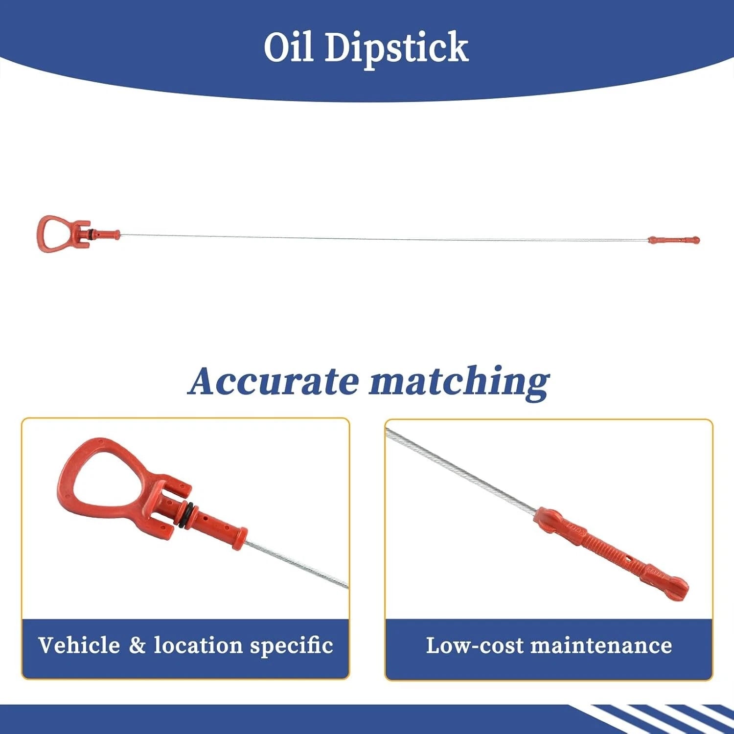 Oil Dipstick for Mercedes-Benz Accurate Matching and Handle Detail