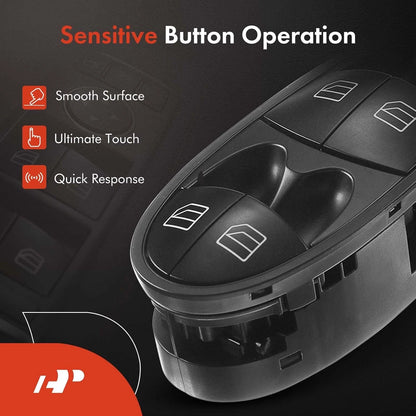 Sensitive button design with smooth surface and quick response