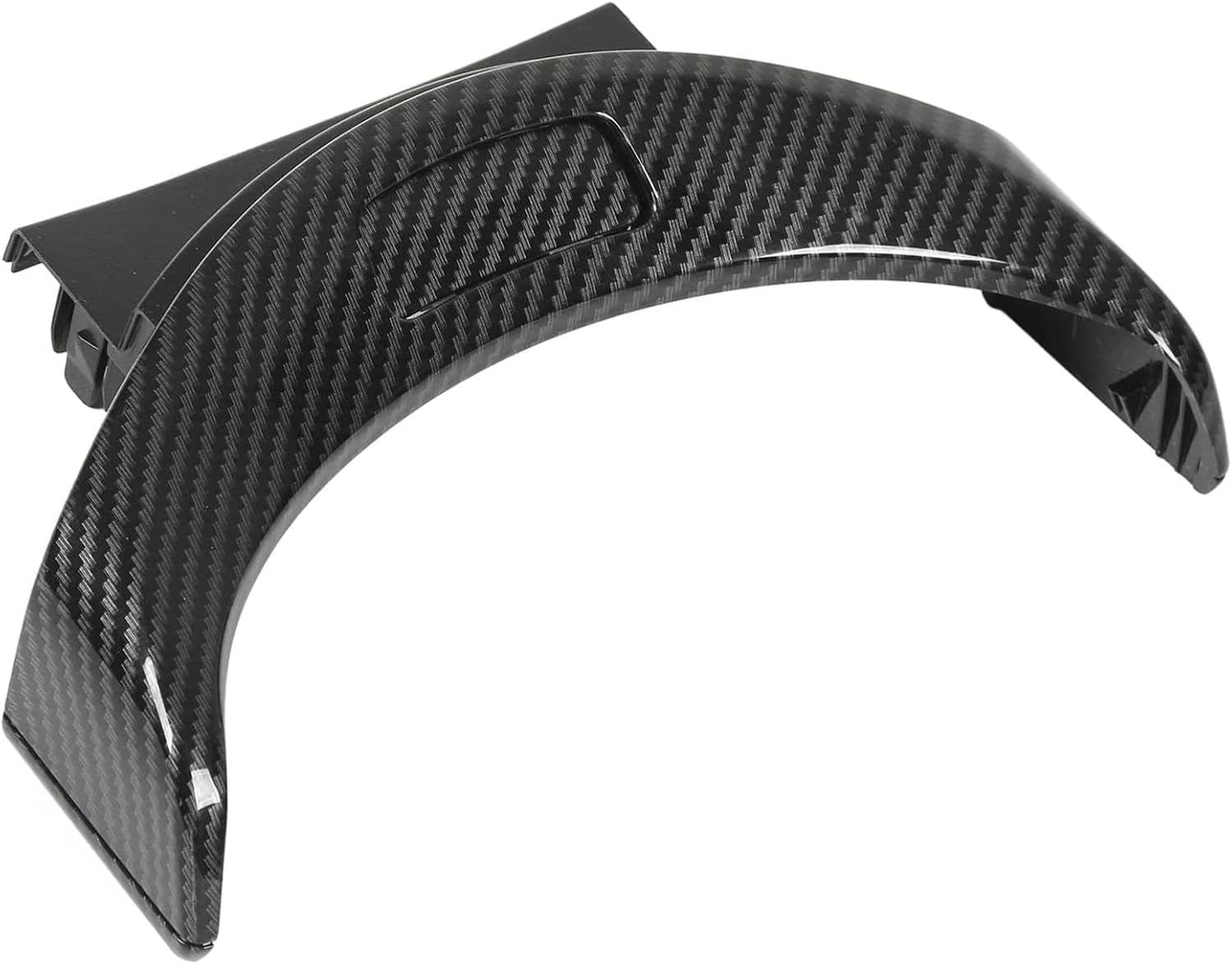 Carbon style center console armrest release button for Mercedes W205 C300 and X253 GLC non AMG
