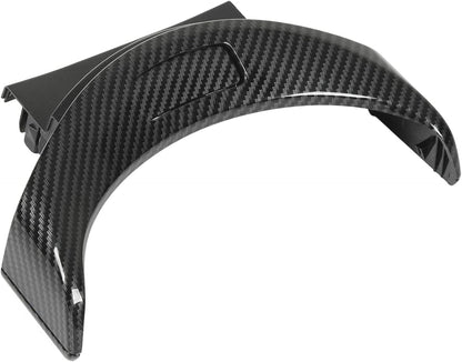 Carbon style center console armrest release button for Mercedes W205 C300 and X253 GLC non AMG
