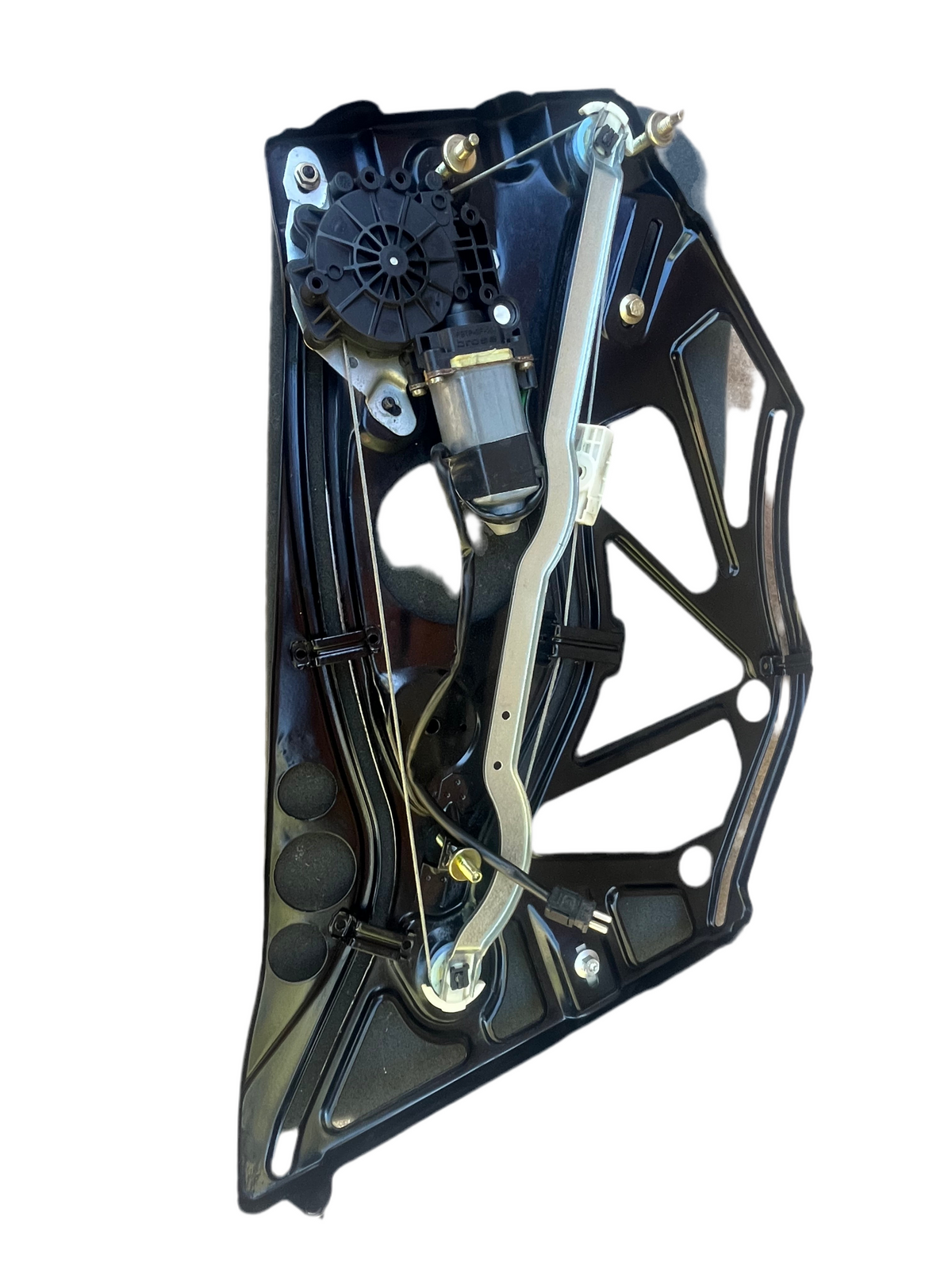 Mercedes W208 CLK Convertible rear left (driver side) quarter window regulator with motor, A2086700103, motor side