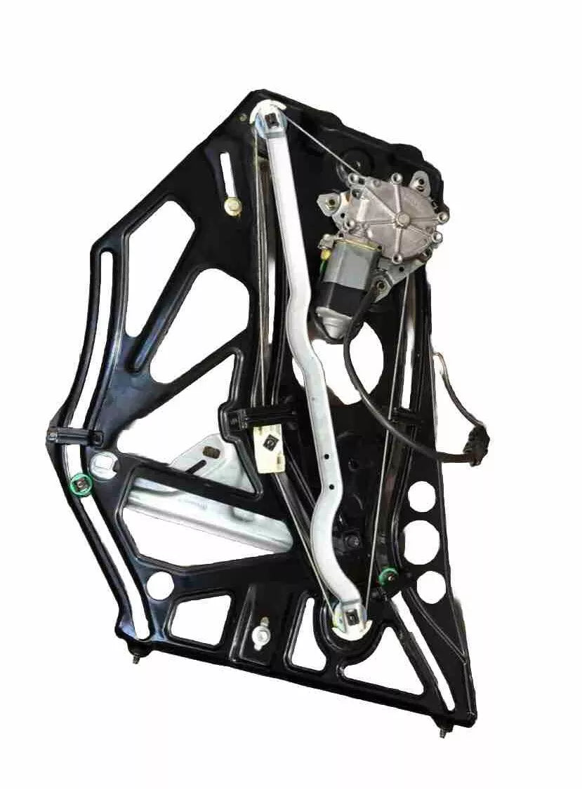 Front of the used genuine Mercedes A2086700203 rear right window regulator with motor for the W208 CLK Convertible
