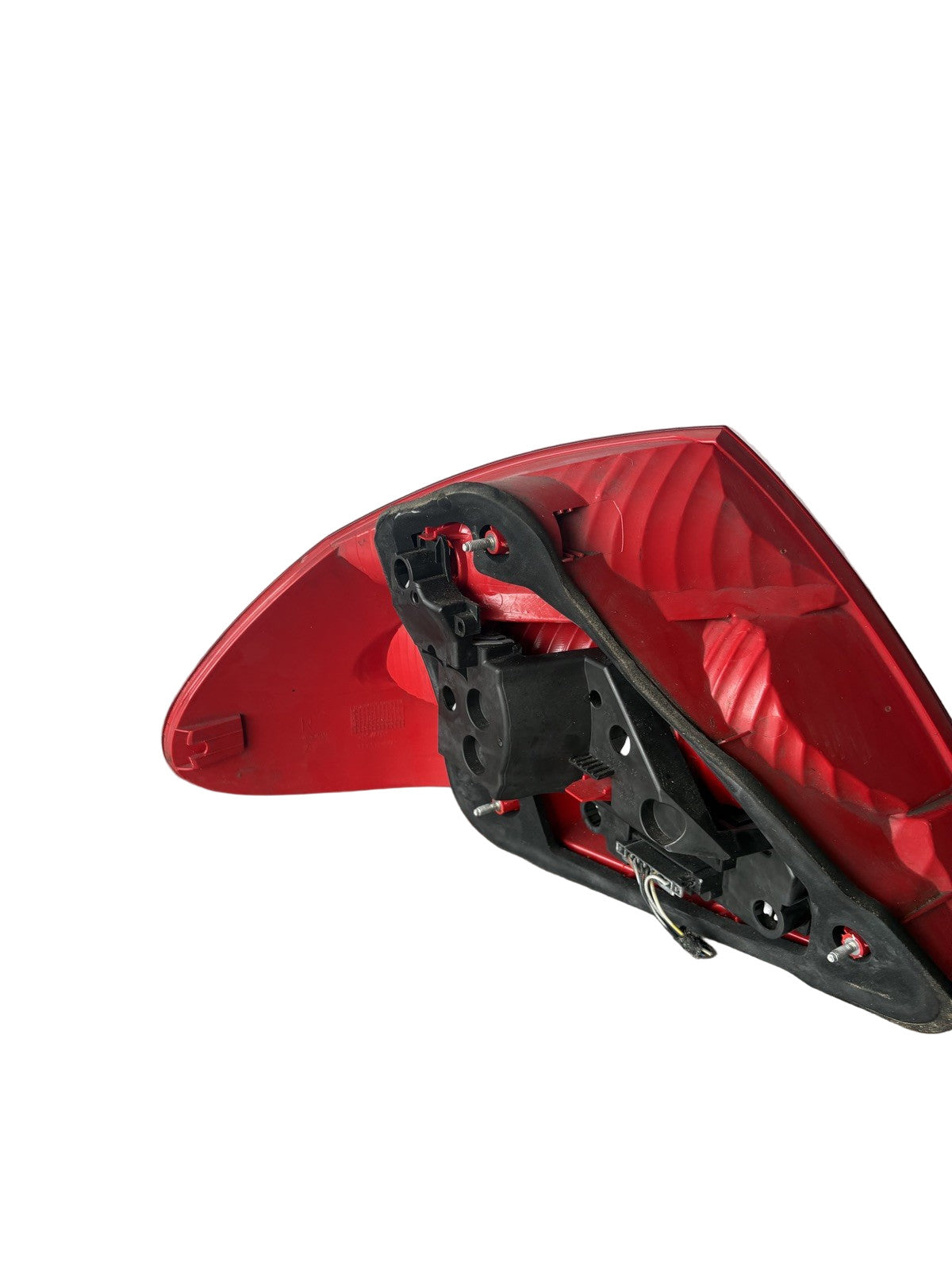 Angled view of used OEM Mercedes W209 CLK-Class right LED taillight 2098201464 - actual part photography