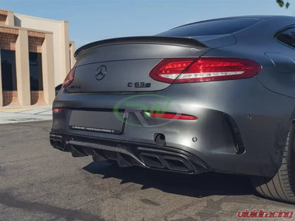 RW Carbon Fiber Rear Diffuser for Mercedes-Benz W205 C63 & C63S AMG Coupe (2017–2018)