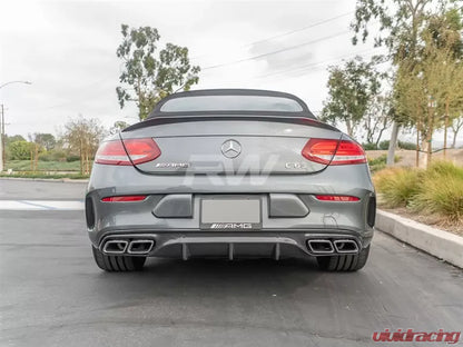 RW Carbon Fiber Rear Diffuser for Mercedes-Benz W205 C63 & C63S AMG Coupe (2017–2018)