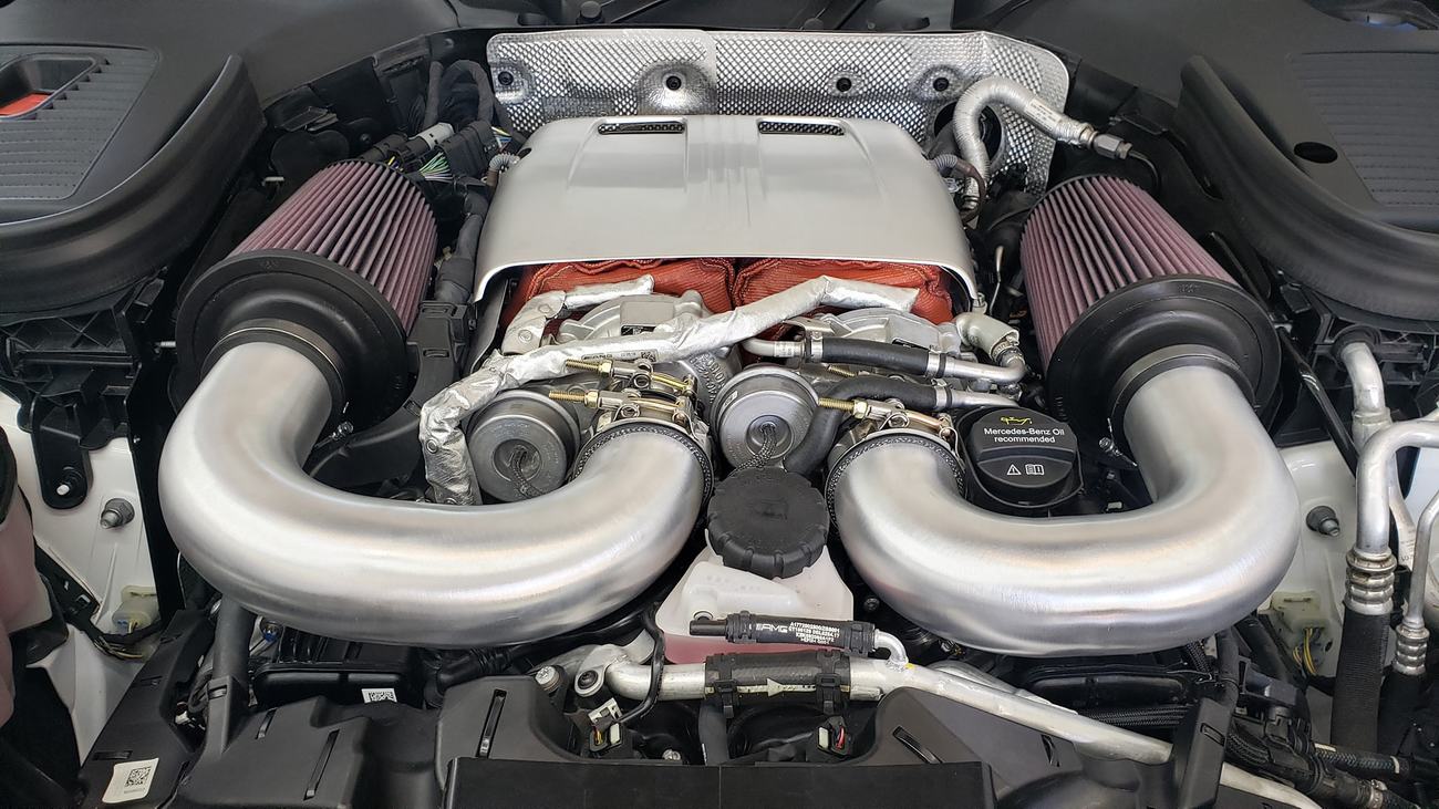 C63 GLC63 AMG 3″ Intake Kit M177 4.0L V8 Bi-Turbo C63s GLC63s