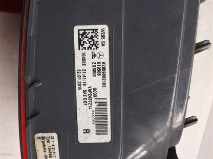 Part Number Label – Mercedes-Benz A2059061902 Right Side LED Taillight Identification