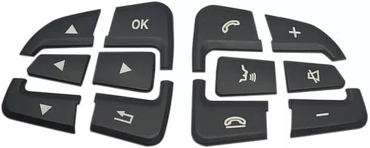 Mercedes Steering Wheel Buttons Cover Trim Stickers for GLA CLA GLE CLS SL GLS