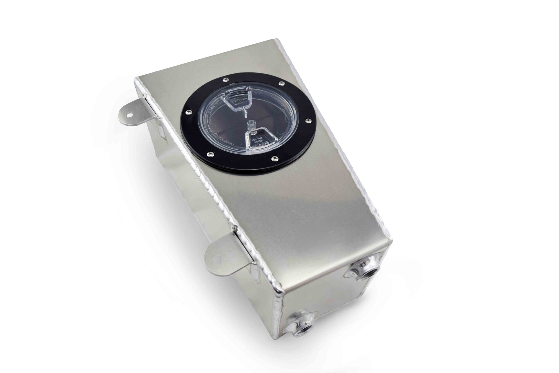Top view of Under Hood Ice Tank for Mercedes G55 AMG showing black circular lid