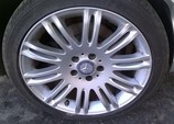 07-09 Mercedes E350 E550 OEM 18" Rear Wheel 2114015402 18x9 Rim Silver 65432