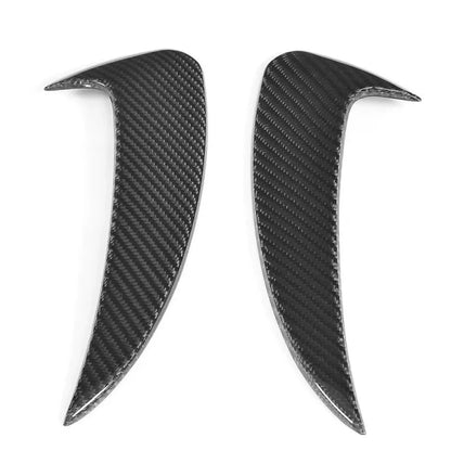 Carbon fiber front bumper fins set for Mercedes C43 AMG W205 by VR Aero

