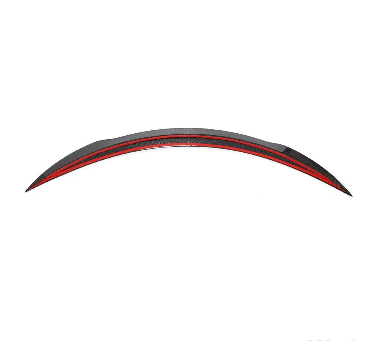 Carbon fiber trunk spoiler curved profile for Mercedes C63 AMG Convertible A205