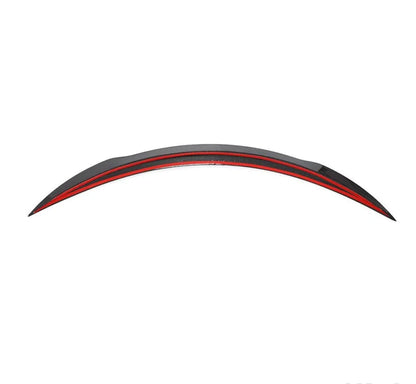 Carbon fiber trunk spoiler curved profile for Mercedes C63 AMG Convertible A205