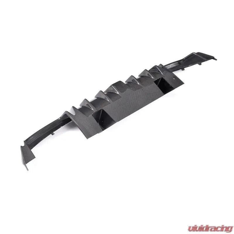2x2 carbon fiber weave detail on VR Aero rear diffuser for Mercedes W205