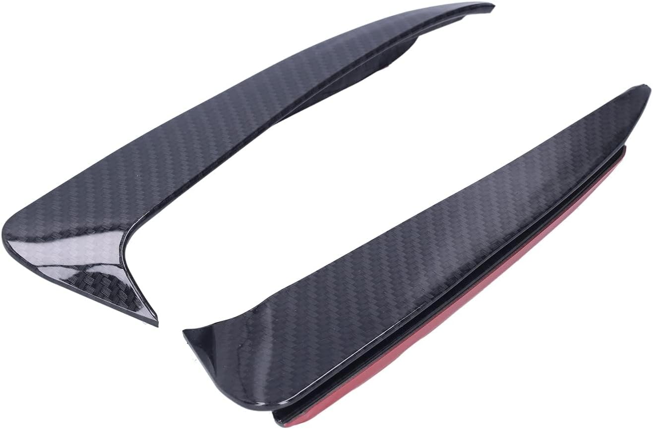 W205 C43 AMG Carbon Fiber Rear Bumper Canards - Pair View