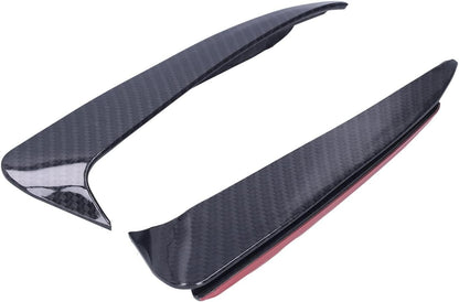 W205 C43 AMG Carbon Fiber Rear Bumper Canards - Pair View