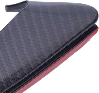 Extreme close-up of carbon fiber pattern on W205 C43 rear bumper canard