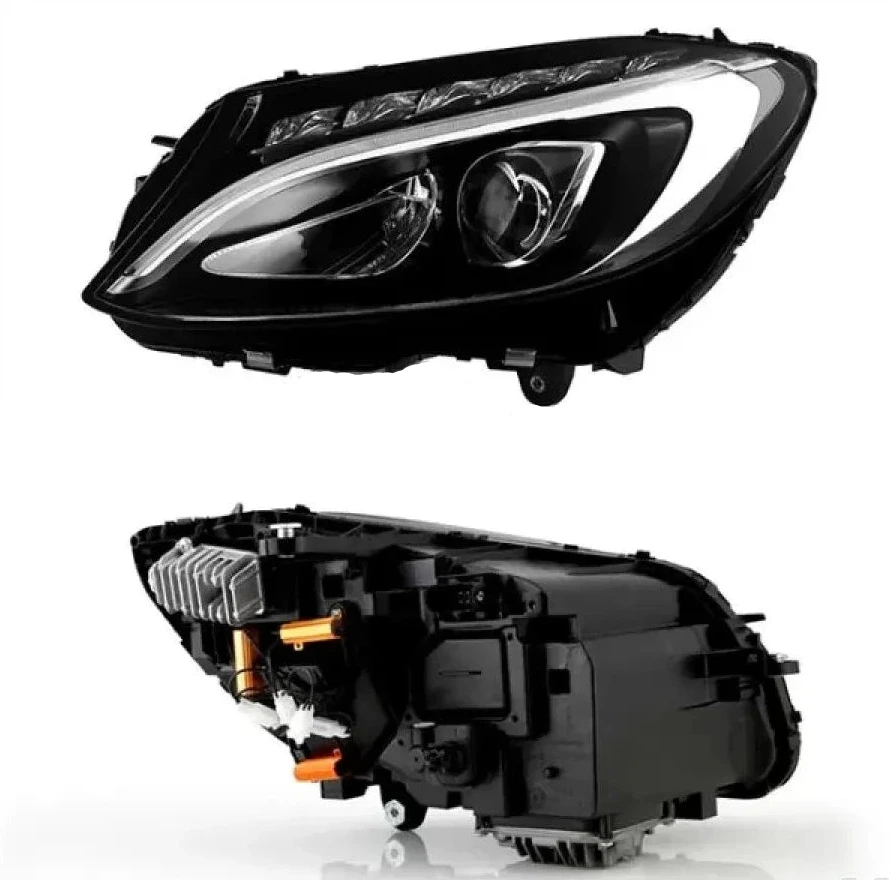 Xtune W205 Projector Headlight with bright white LED running lights and DRL